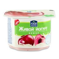 ЙОГУРТ "FOODMASTER" ВИШНЯ 1,5% 110 гр