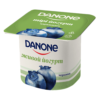 ЙОГУРТ "ДАНОН" ЧЕРНИКА 2,5% 120ГР
