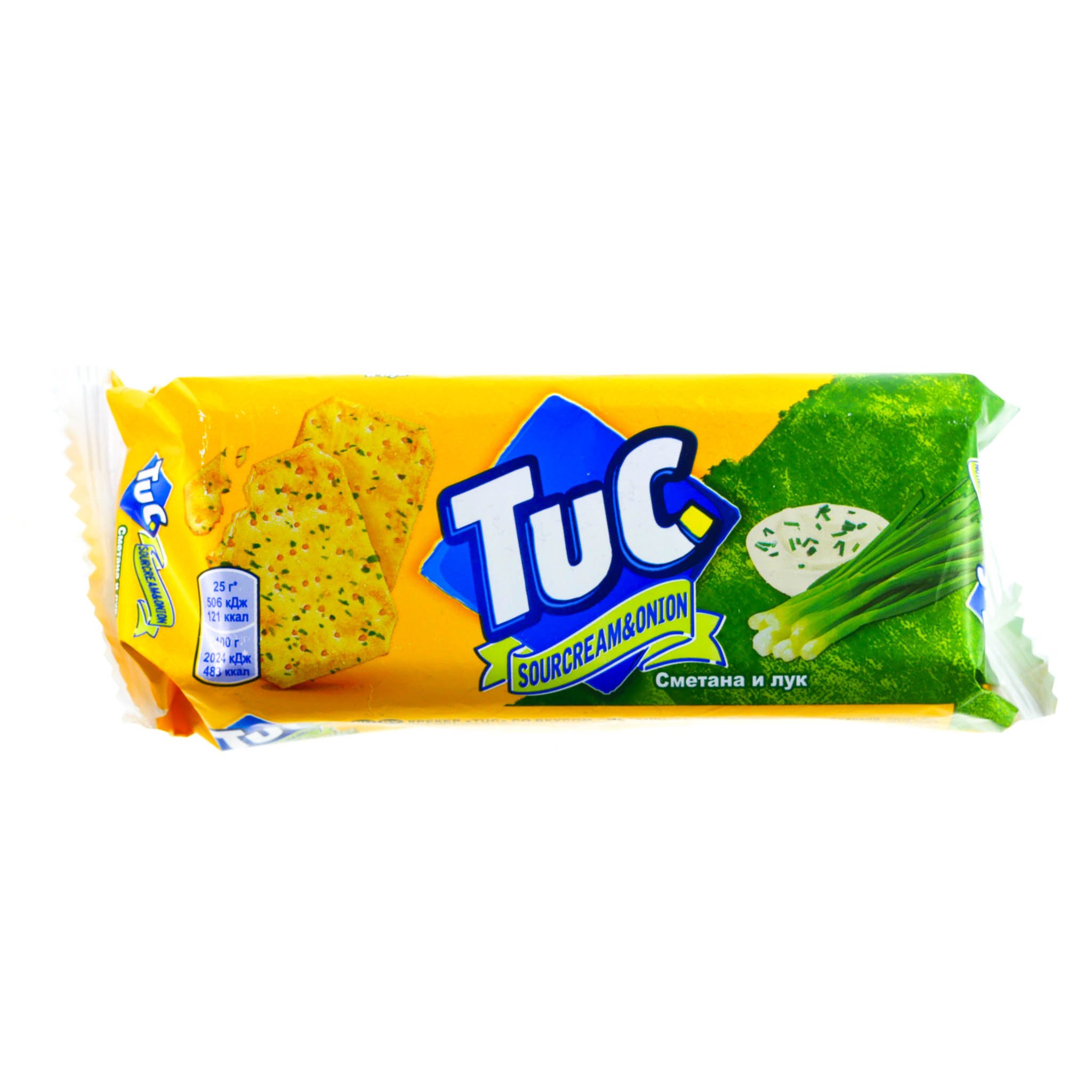 КРЕКЕР СОЛЕННЫЙ ТУК СМЕТАНА И ЛУК 100Г