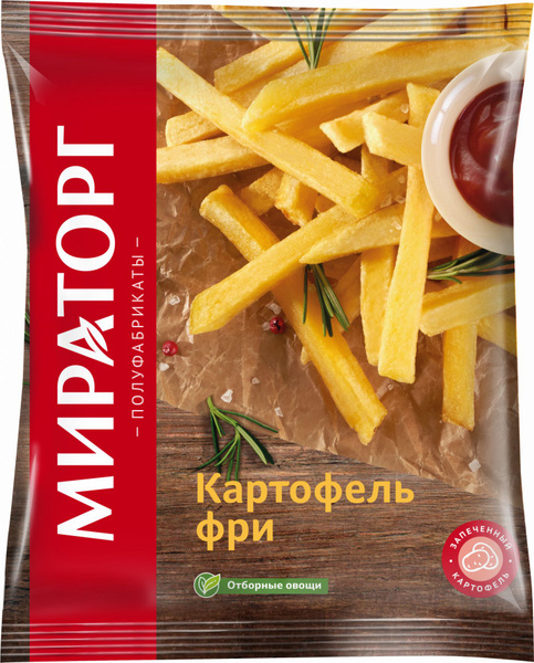 КАРТОФЕЛЬ ФРИ МИРАТОРГ 500ГР
