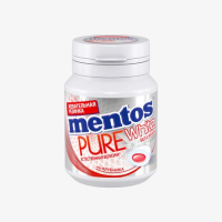 MENTOS PURE WHITE STRAWBERRY