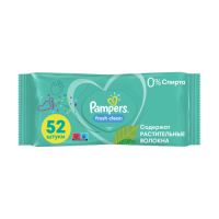 ВЛ/САЛФ. PAMPERS FRESH CLEAN 52ШТ