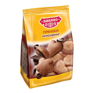 ПРЯНИКИ ЯШКИНО ШОКОЛАДНЫЕ 350ГР