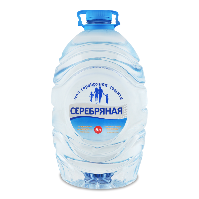 ВОДА ПИТЬЕВАЯ СЕРЕБРЯНАЯ 6Л