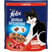 КОРМ FELIX ДВОЙНАЯ ВКУСНЯТИНА С МЯСОМ 600ГР