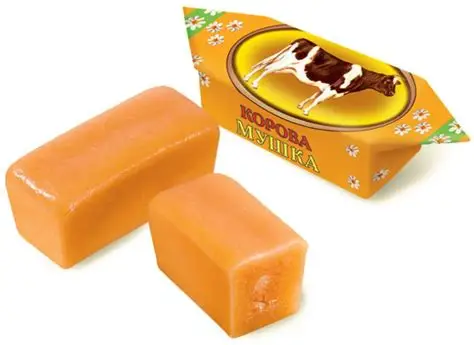 КОНФЕТЫ 'КОРОВА МУШКА' PLU:1364