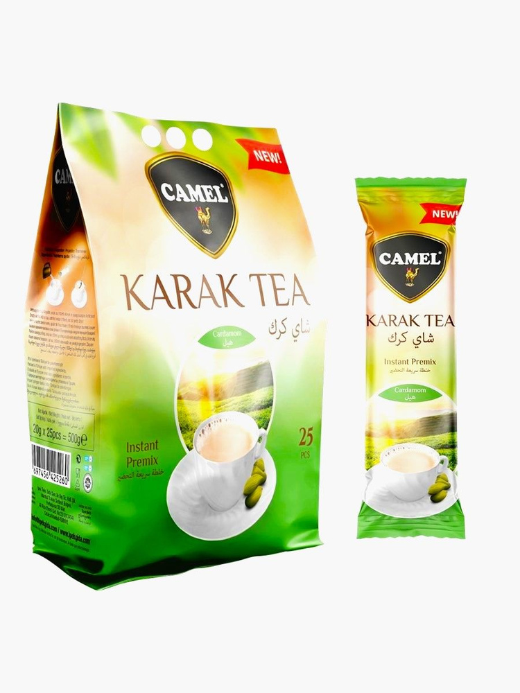 ЧАЙ CAMEL KARAK TEA GARDAMOM INSTANT PREMIX 20ГР
