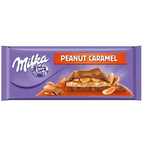 ШОКОЛАД MILKA PEANUT CARAMEL 276ГР