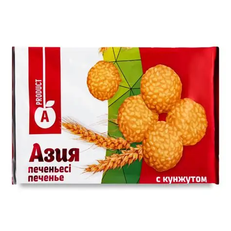 ПЕЧЕНЬЕ АЛМ. АЗИЯ С КУНЖУТОМ 200ГР