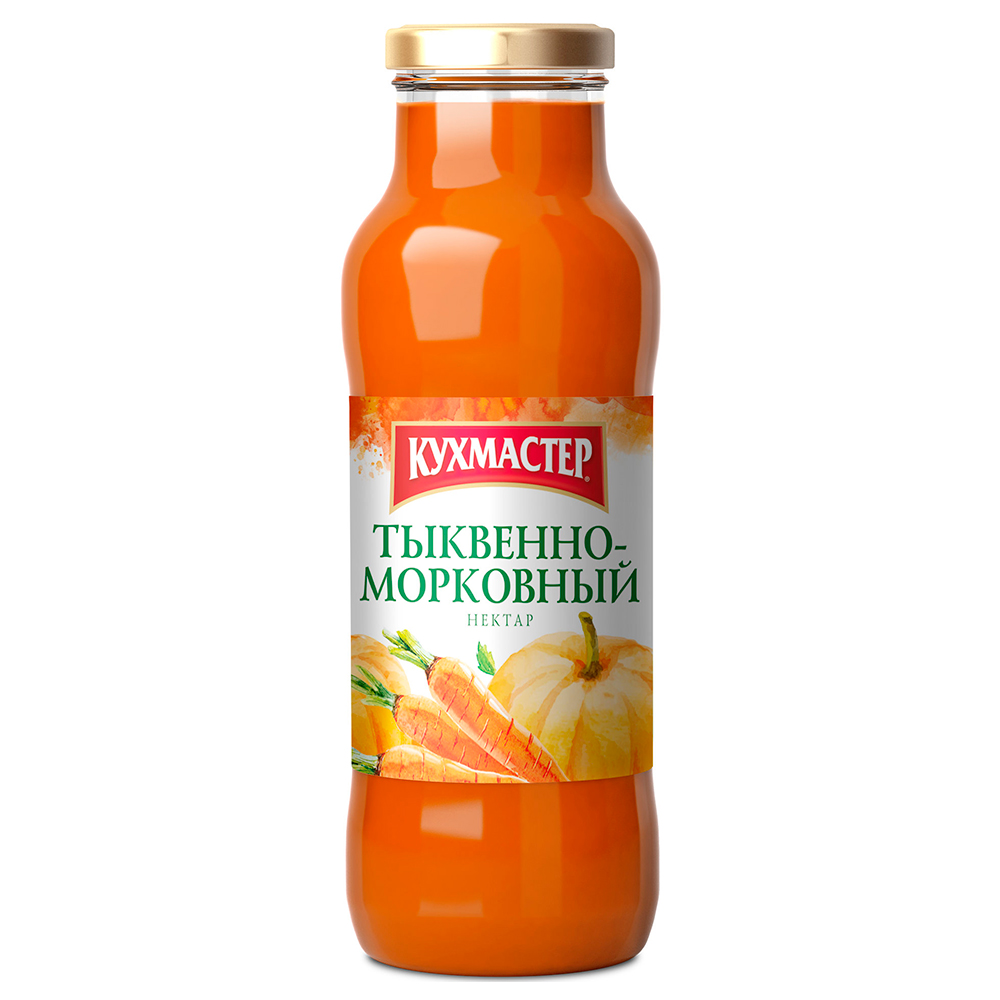 СОК КУХМАСТЕР ТЫКВЕННО МОРКОВНЫЙ 0,7 л