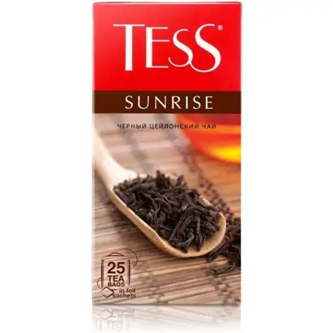 ЧАЙ TESS SUNRISE BLACK 25ПАКЕТ