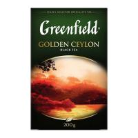 ЧАЙ  "GREENFIELD" GOLDEN CEYLON BLACK TEA 200 ГР