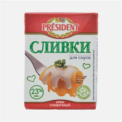 СЛИВКИ "ПРЕЗИДЕНТ" ДЛЯ СОУСА 23% 200Г