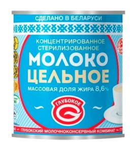 МОЛОКО "ГЛУБОКОЕ" 8,6% 300ГР