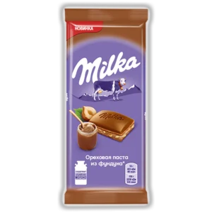 ШОКОЛАД МИЛКА ОРЕХОВОЙ ПАСТЫ ИЗ ФУНДУКА И ВАФЛИ 270ГР