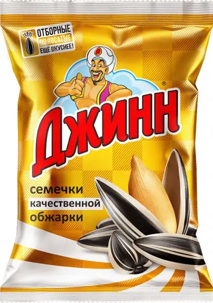 СЕМЕЧКИ "ДЖИНН СОЛНЕЧНЫЙ ВЕЛИКАН" ОТБОРНЫЕ 100ГР