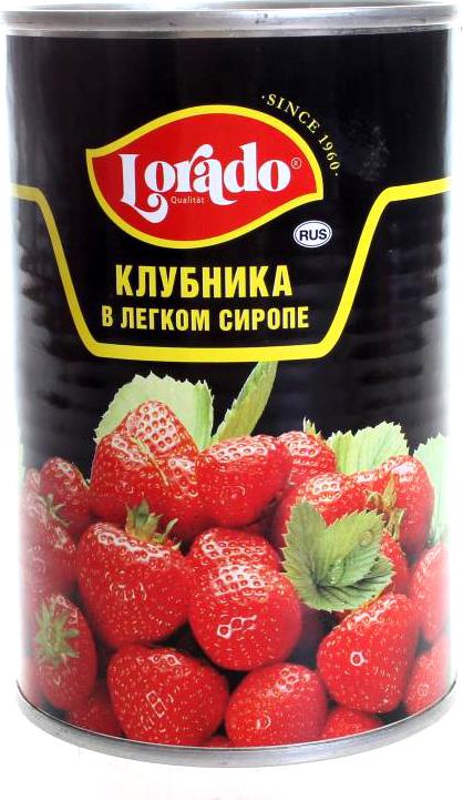 КЛУБНИКА LORADO В СИРОПЕ 850ГР Ж/Б