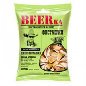 ФИСТАШКИ BEERka К ПИВУ 80ГР