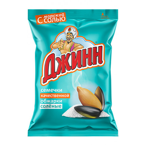 СЕМЕЧКИ ДЖИНН СОЛНЕЧНЫЙ ВЕЛИКАН СОЛЕННЫЙ 300ГР