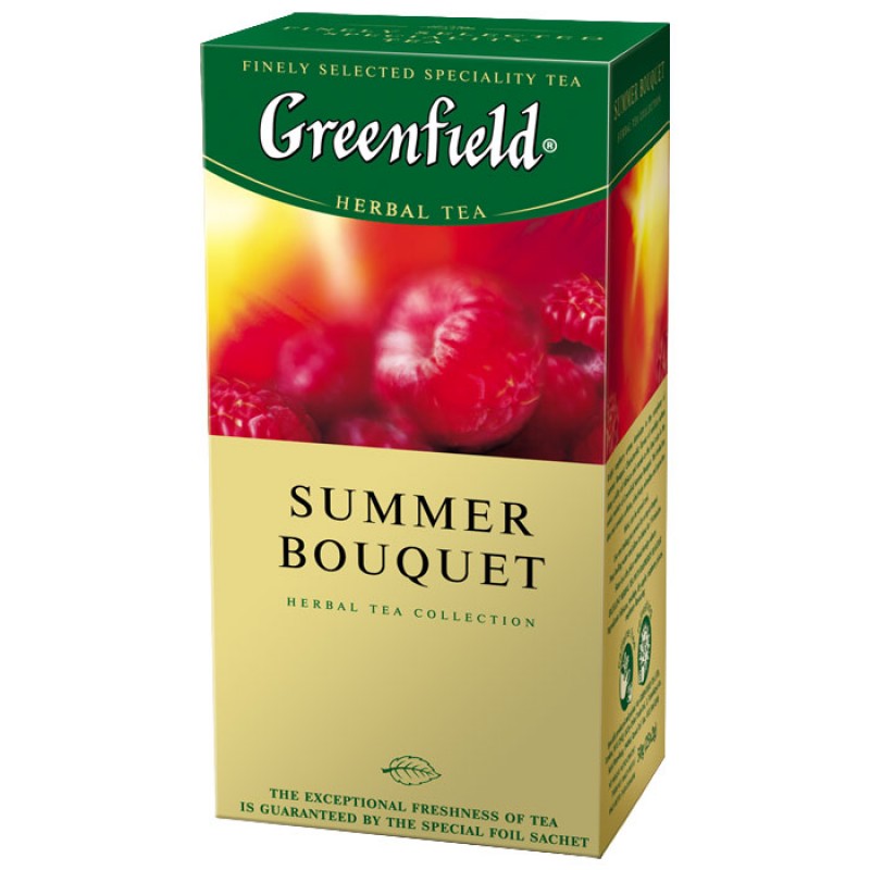 ЧАЙ GREENFIELD SUMMER BOUGUET 25ПАКЕТ