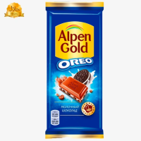 ШОКОЛАД ALPEN GOLD OREО С ВКУСОМ МОЛОЧНЫЙ ПОРИСТЫЙ ШОКОЛАД 80ГР