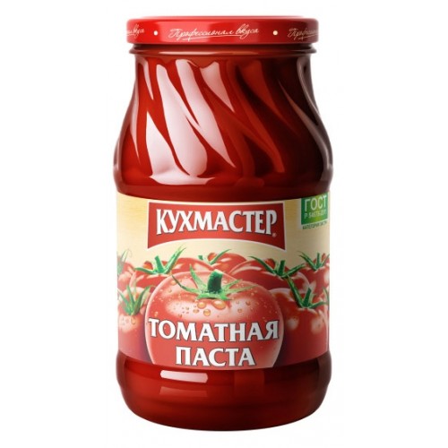 ТОМАТНАЯ ПАСТА "КУХМАСТЕР" 370ГР СТ/Б