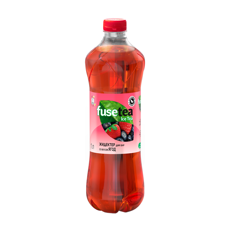 ЧАЙ ЧЕРНЫЙ FUSE TEA СО ВКУСОМ ЯГОД 1Л