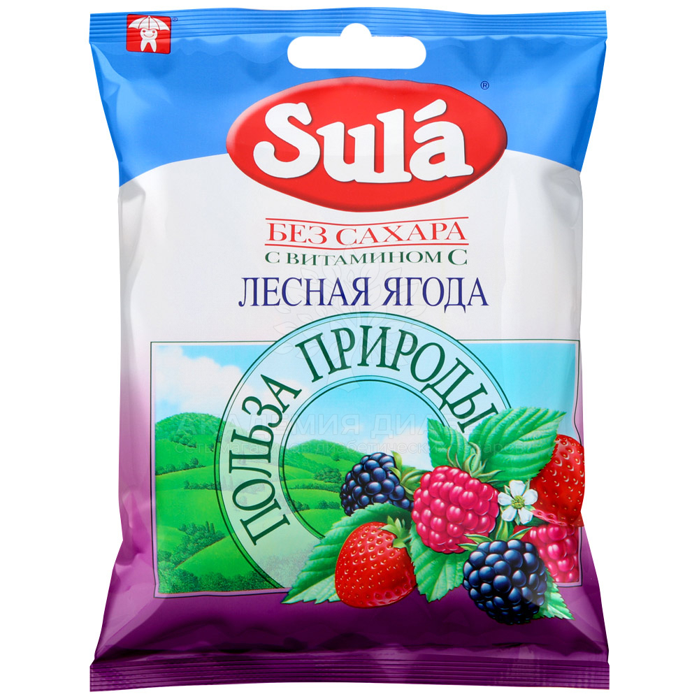 ЛЕДЕНЦЫ SULA ЛЕСНАЯ ЯГОДА 60ГР