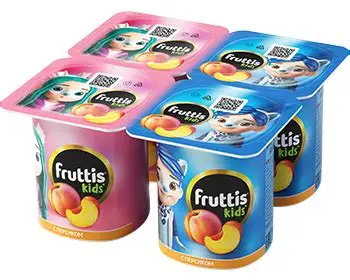 ЙОГУРТ FRUTTIS KIDS 2,5% ПЕРСИК 110ГР