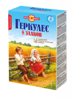 КРУПА ГЕРКУЛЕС 5 ЗЛАКОВ РУССКИЙ ПРОДУКТ 400 ГР