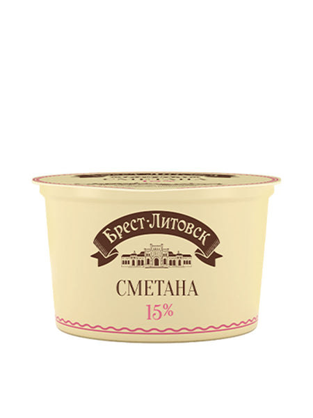 СМЕТАНА "БРЕСТ-ЛИТОВСК" 15% 200ГР