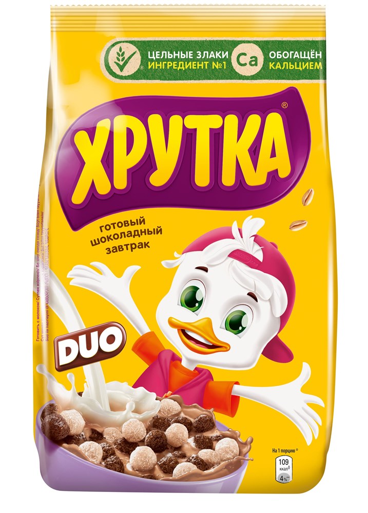 ГОТОВЫЙ ШОК.ЗАВТРАК "ХРУТКА" 230ГР ДУО