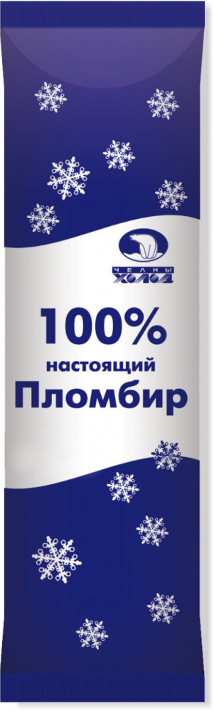 МОРОЖЕНОЕ "НАСТОЯЩИЙ ПЛОМБИР 100%" 500ГР
