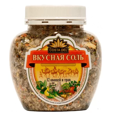 ВКУСНАЯ СОЛЬ 12 ОВОЩЕЙ М ТРАВ 400ГР
