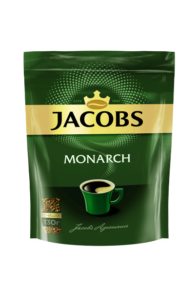КОФЕ JACOBS MONARCH 130ГР ПАКЕТ