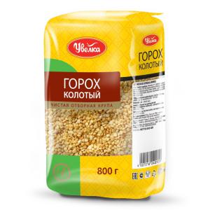 КРУПА ГОРОХ ОТБОРНАЯ КОЛОТЫЙ 800ГР