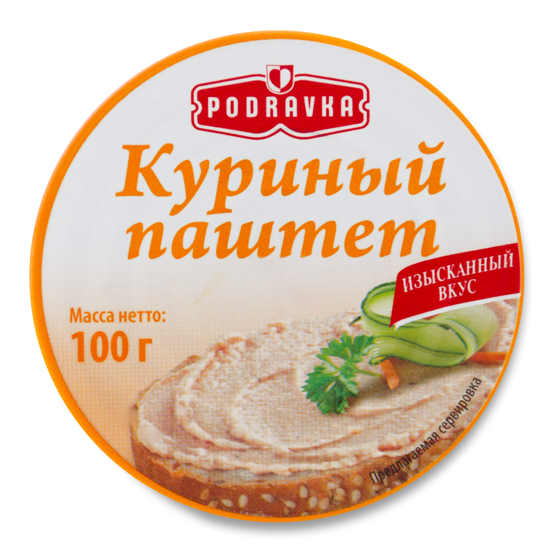 PODRAVKA КУРИНЫЙ ПАШТЕТ 100ГР