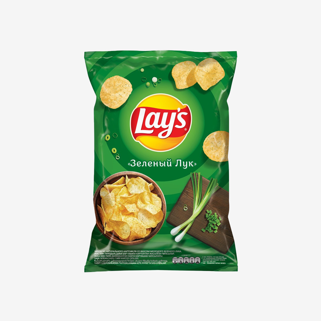 ЧИПСЫ LAYS ЗЕЛЕНЫЙ ЛУК 70ГР