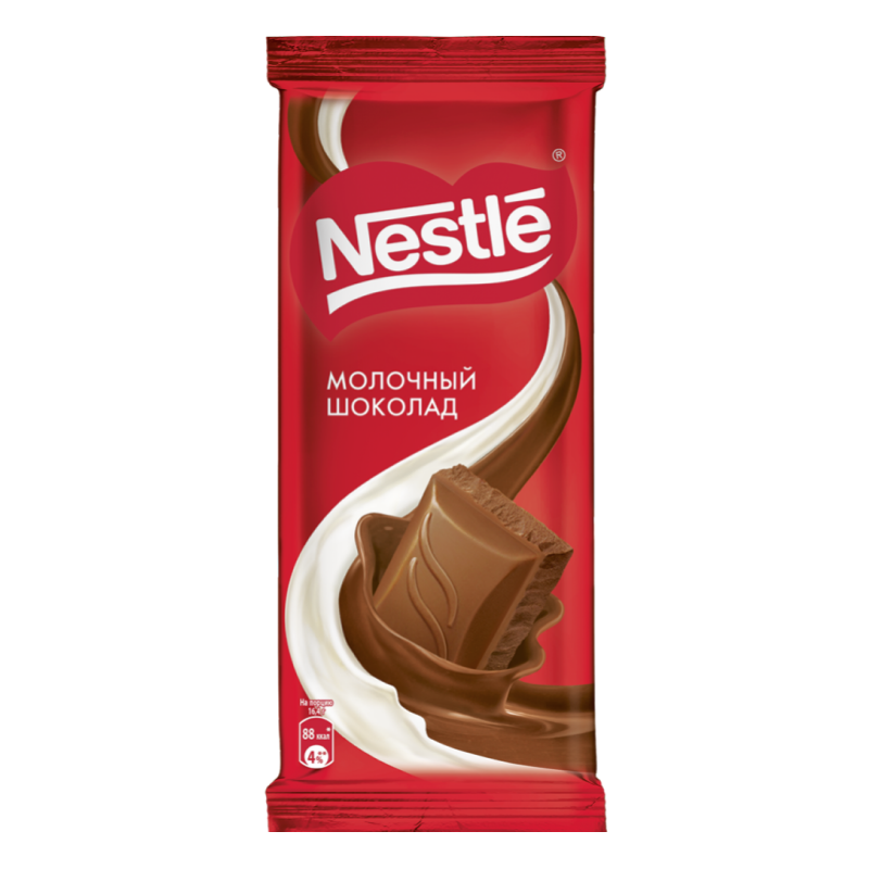 ШОКОЛАД NESTLE С МОЛОЧНЫЙ ШОКОЛАД  82ГР