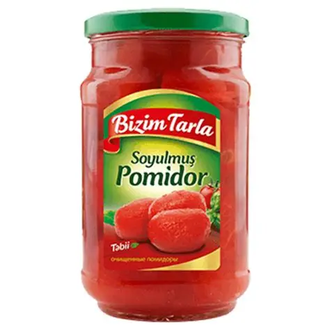 ПОМИДОР ОЧИЩЕННЫЕ СОБСТВЕННОМ СОКУ "BIZIM TARLA" 680 гр