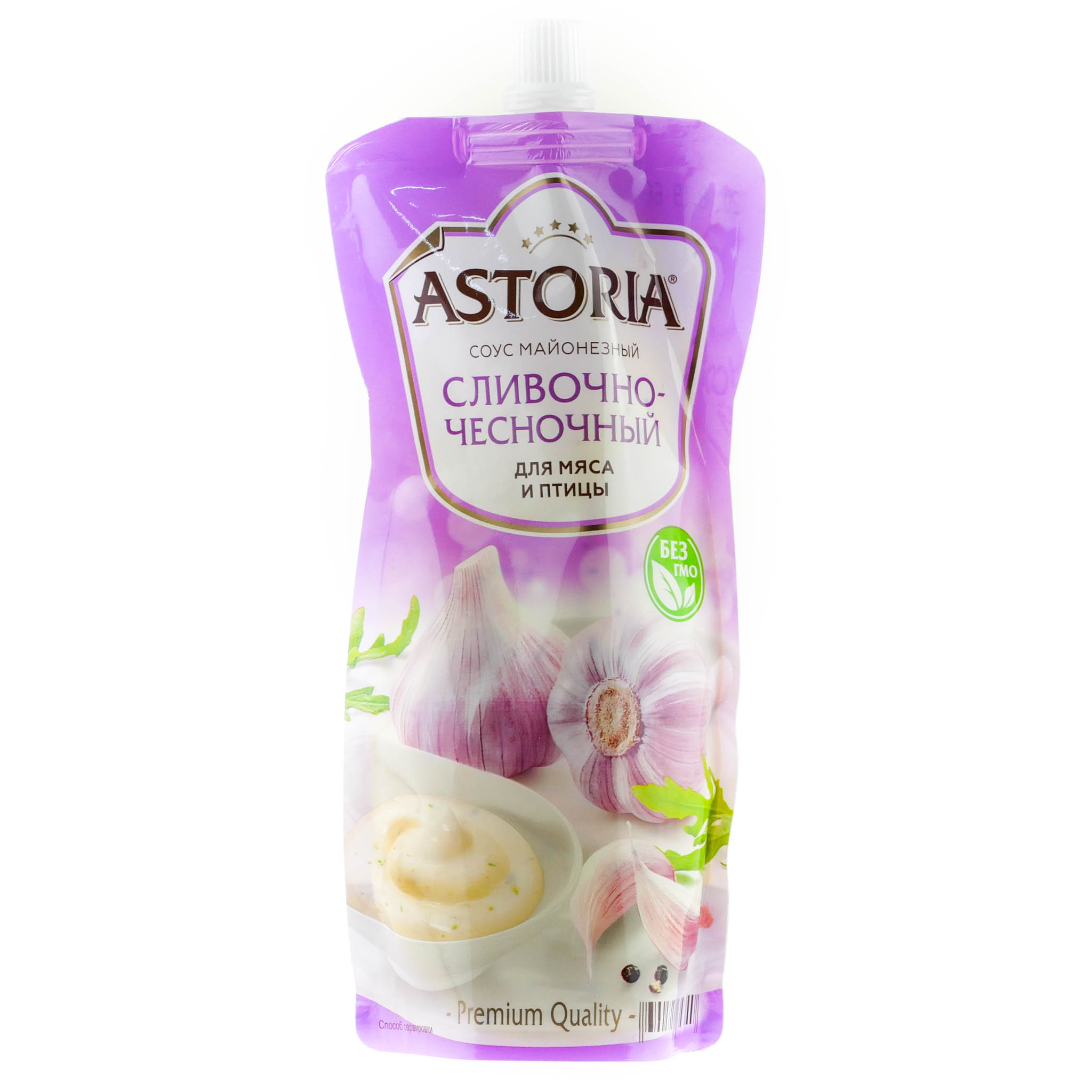 СОУС ASTORIA СЛИВОЧНО ЧЕСНОЧНЫЙ 233ГР