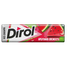 ЖЕВАТЕЛЬНЫЕ РЕЗИНКИ "DIROL" АРБУЗНАЯ СВЕЖЕСТЬ 19ГР
