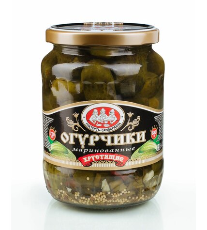 ОГУРЧИКИ ХРУСТЯЩИЕ "СКАТЕРТЬ-САМОБРАНКА" 720МЛ