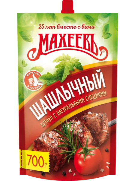 КЕТЧУП "МАХЕЕВЬ" ШАШЛЫЧНЫЙ 700ГР