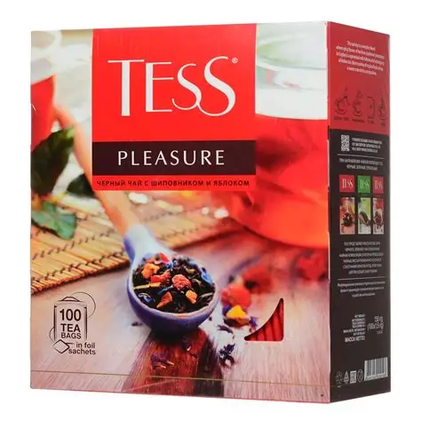 ЧАЙ TESS PLEASURE ШИПОВНИК/ЯБЛОКО 100ПАК