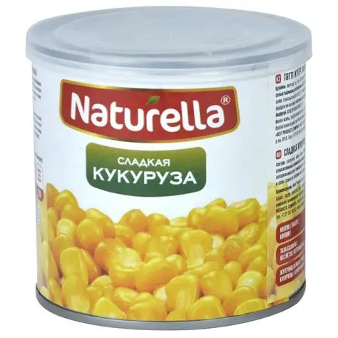 КУКУРУЗА СЛАДКАЯ NATURELLA 340ГР
