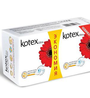 ПРОКЛАДКИ KOTEX ULTRA NORMAL DUO 20ШТ