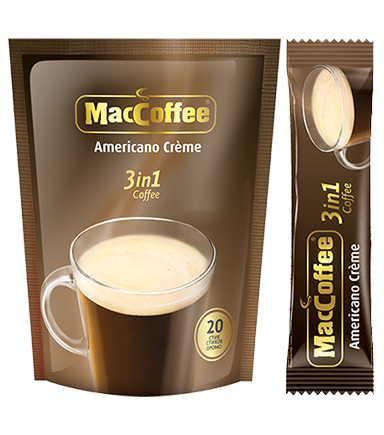 MACCOFEE AMERICANO CREME 3 B 1  18 g
