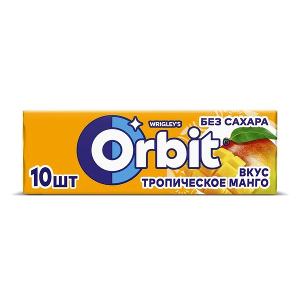 ЖЕВ РЕЗИНКА ORBIT ТРОПИЧЕСКИЙ МАНГО