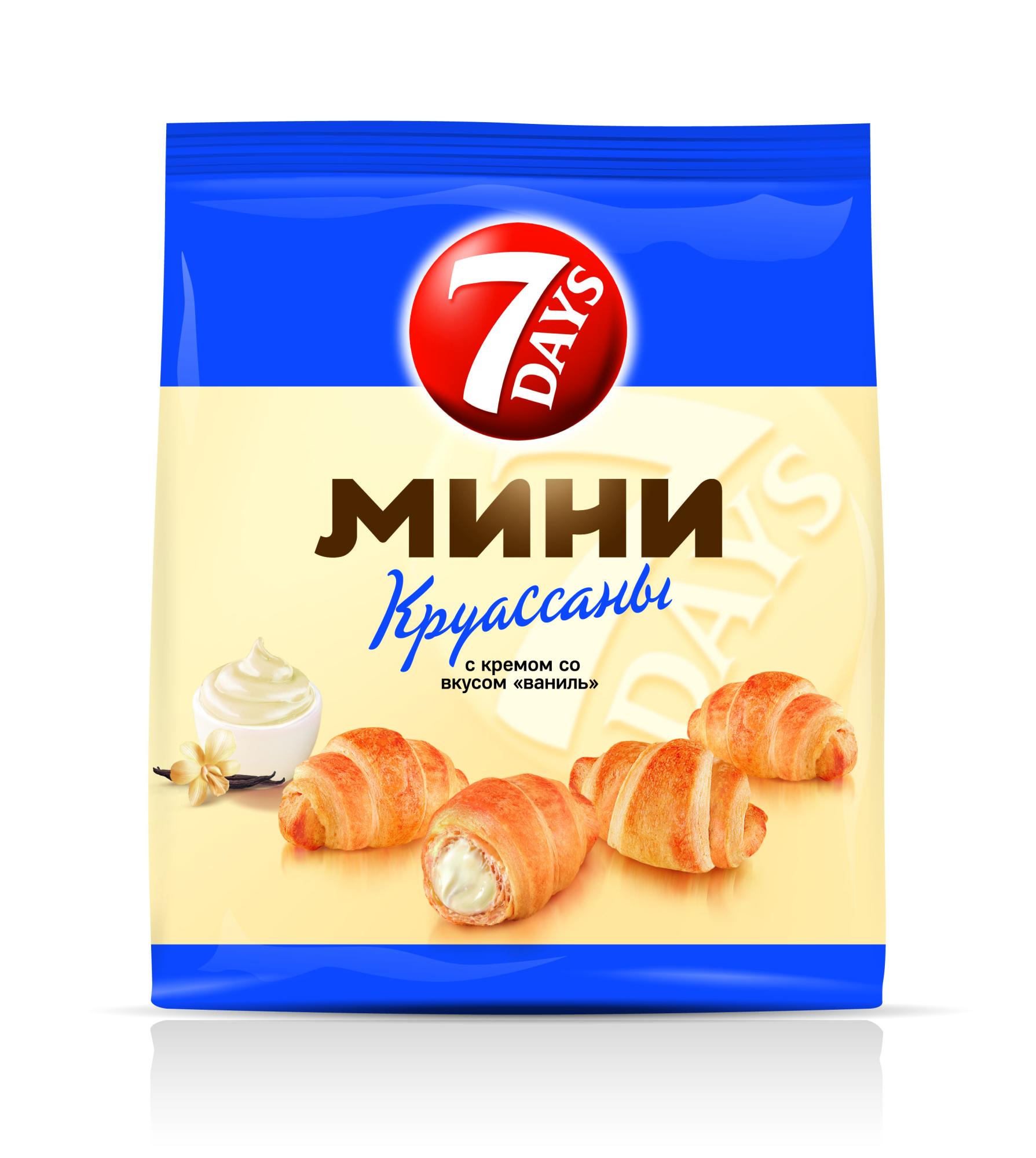 КРУАСАНЫ 7 ДНЕЙ ВАНИЛЬ 200ГР